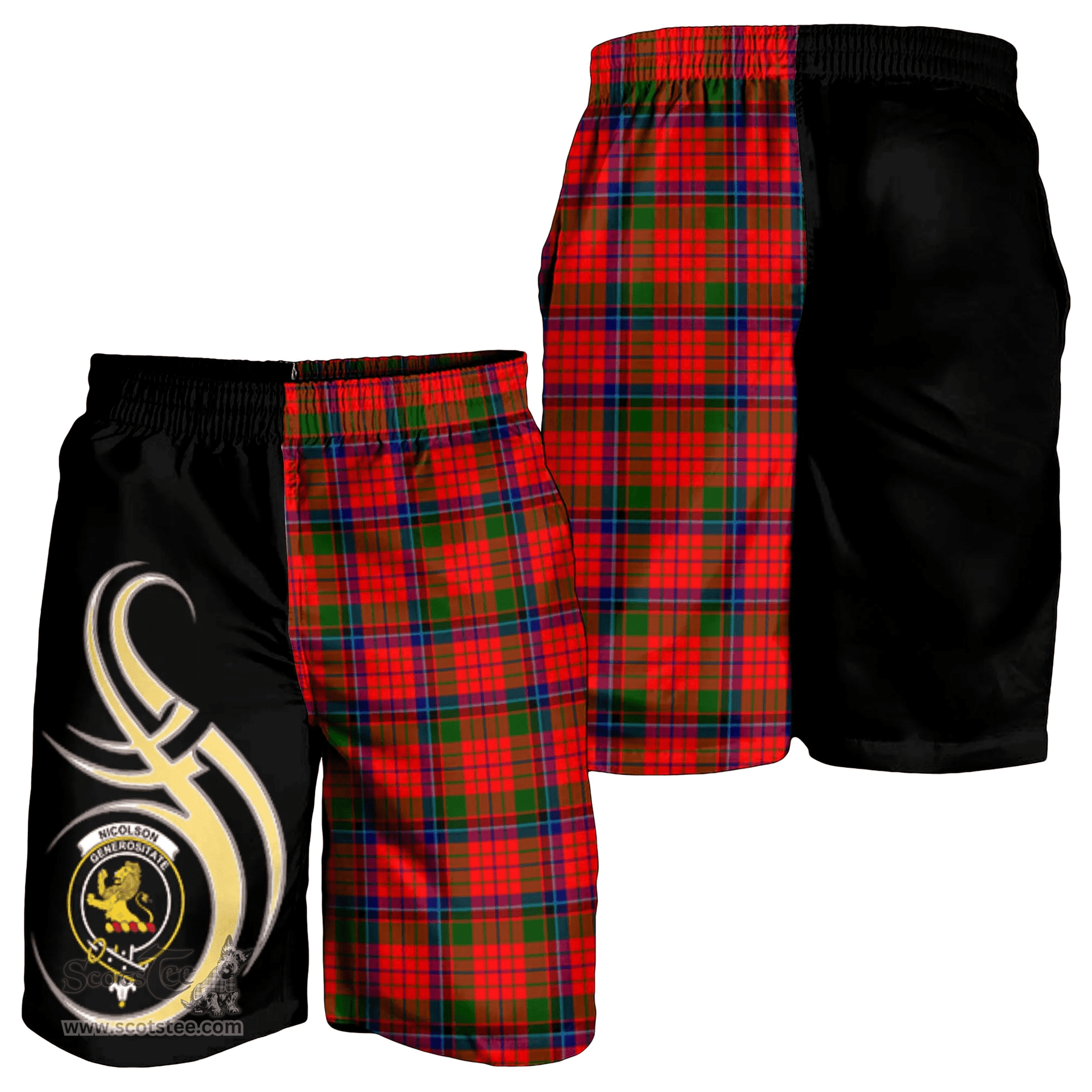 Nicolson Modern Clan Believe In Me Men Short K23