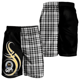 Scott Black White Modern Clan Believe In Me Men Short K23