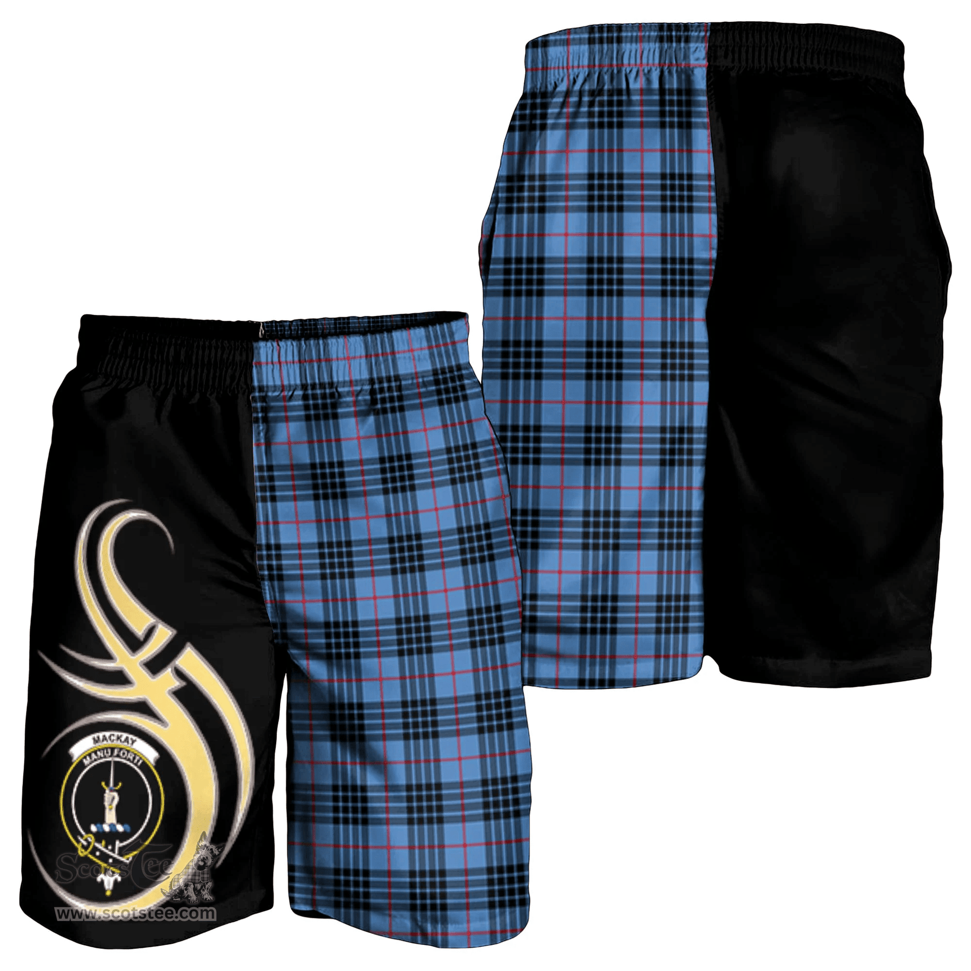 MacKay Blue Clan Believe In Me Men Short K23