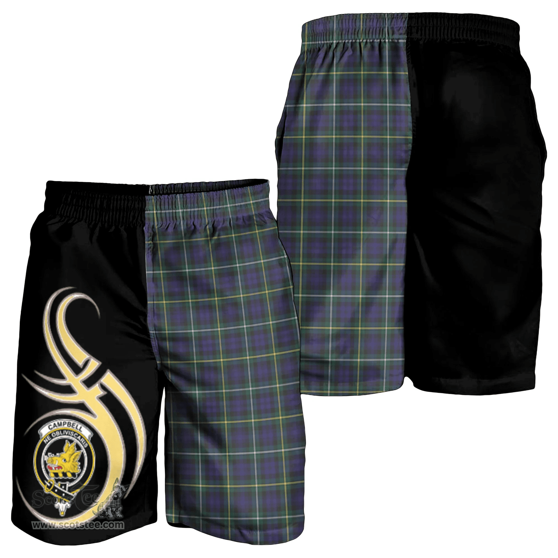Campbell Argyll Modern Clan Believe In Me Men Short K23
