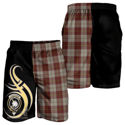 Cunningham Burgundy Dancers Clan Believe In Me Men Short K23
