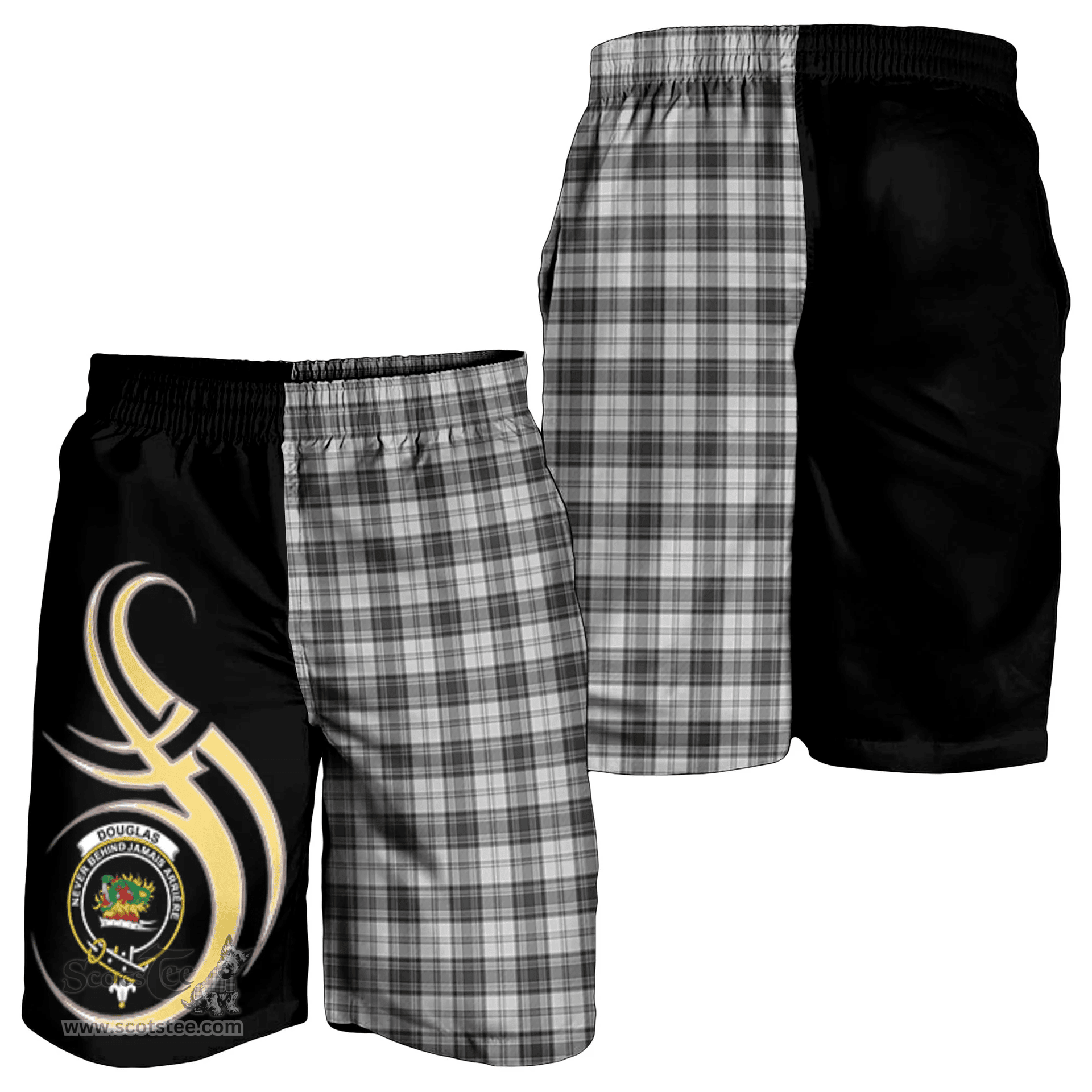 Douglas Grey Modern Clan Believe In Me Men Short K23