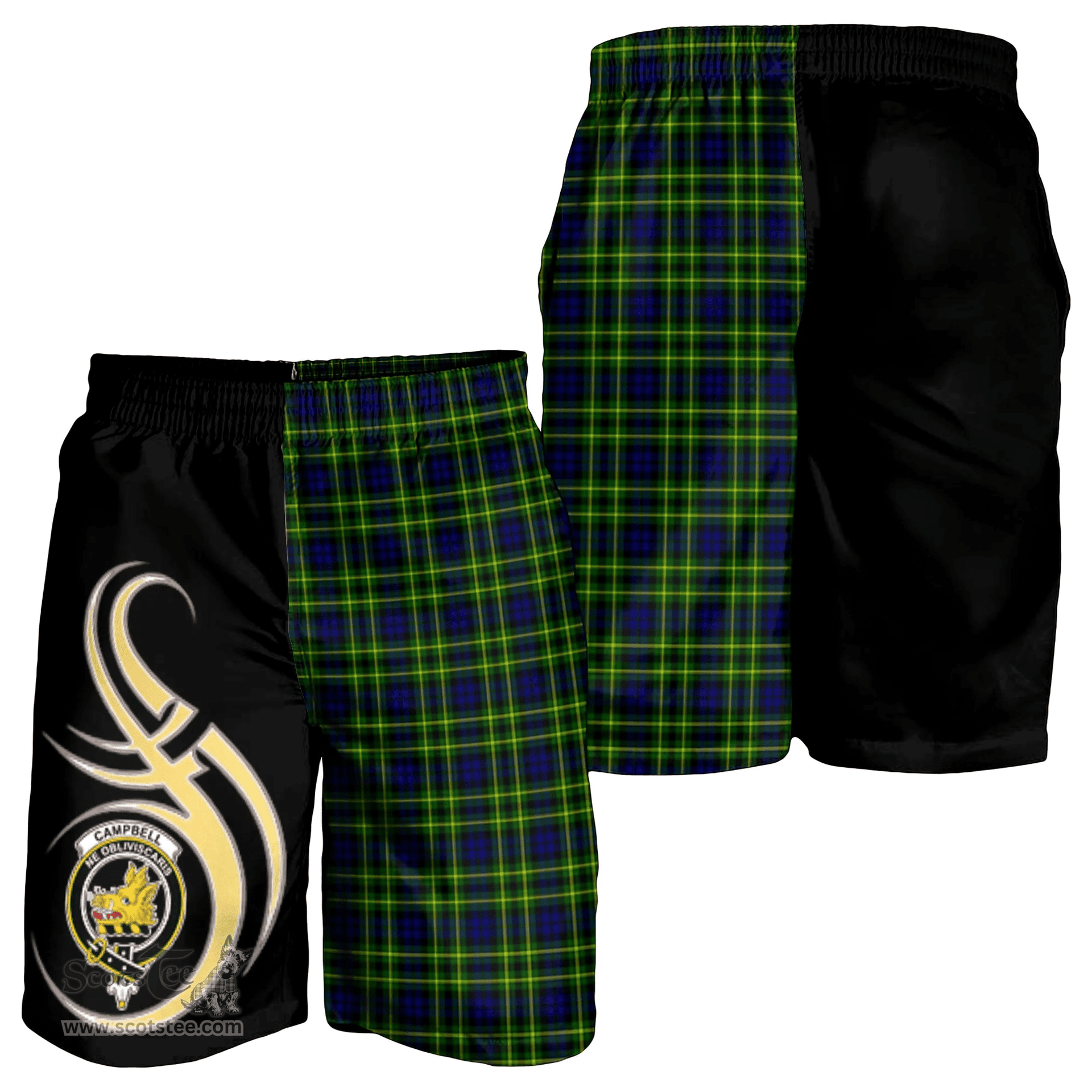 Campbell of Breadalbane Modern Clan Believe In Me Men Short K23