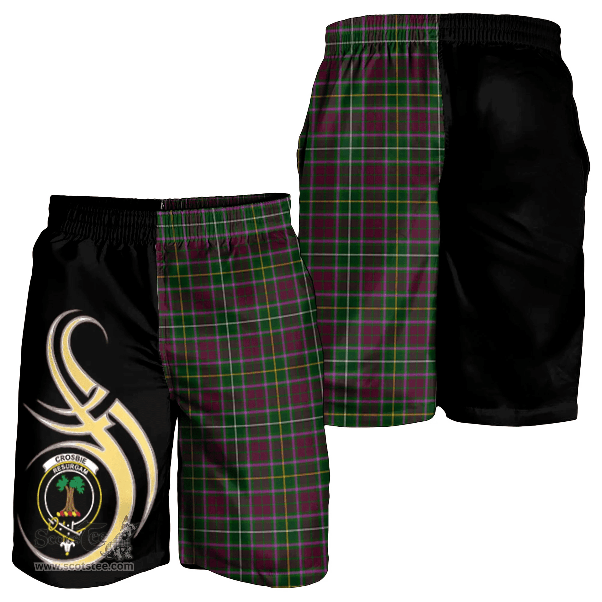 Crosbie Clan Believe In Me Men Short K23