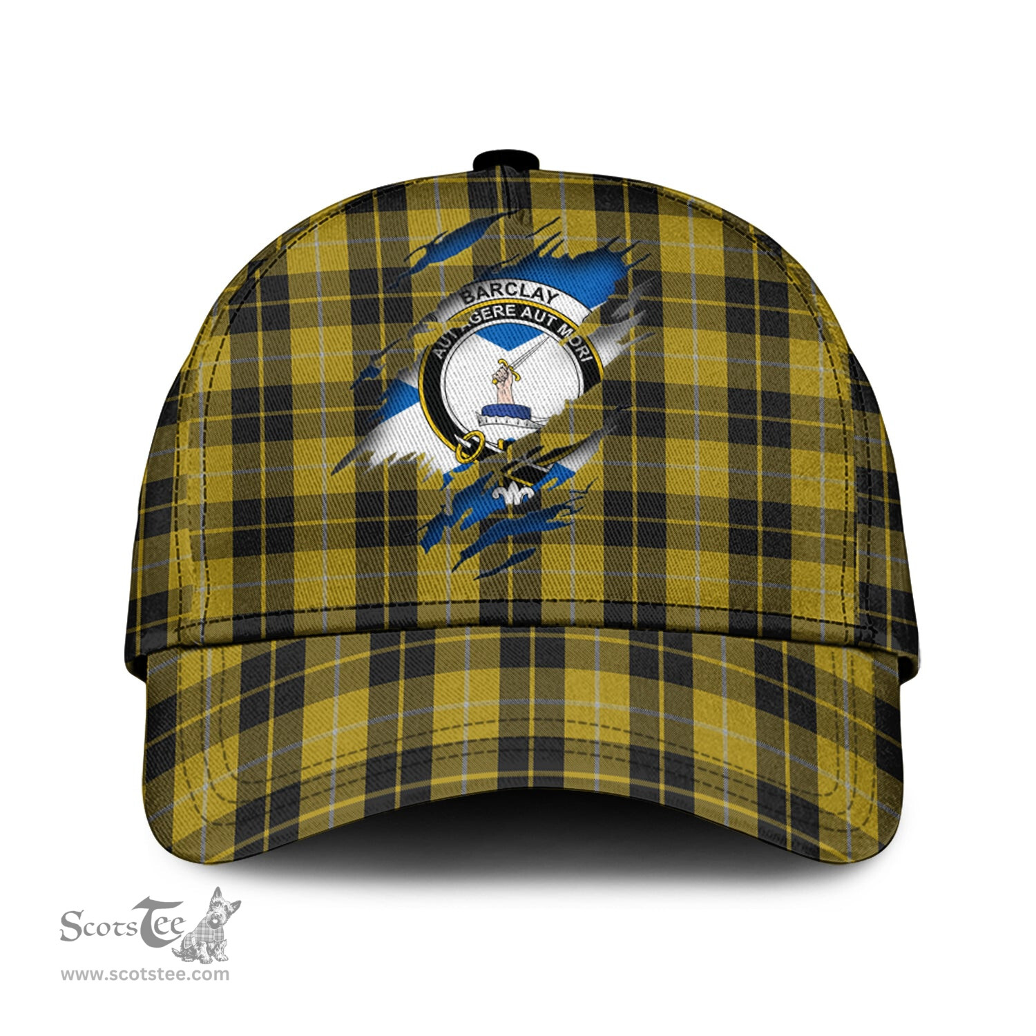 Scottish Barclay Dress Family Crest In Me Style Tartan Cap ScotsTee Shop - Tartan Plaid - scotstee.com
