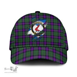 Scottish Armstrong Modern Family Crest In Me Style Tartan Cap ScotsTee Shop - Tartan Plaid - scotstee.com