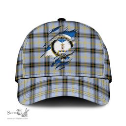 Scottish Bell Family Crest In Me Style Tartan Cap ScotsTee Shop - Tartan Plaid - scotstee.com