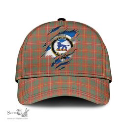 Scottish Bruce Ancient Family Crest In Me Style Tartan Cap ScotsTee Shop - Tartan Plaid - scotstee.com