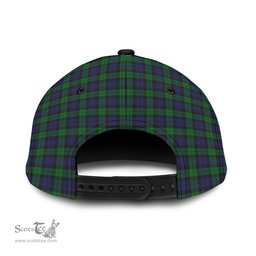 Scottish Black Watch Family Crest In Me Style Tartan Cap ScotsTee Shop - Tartan Plaid - scotstee.com