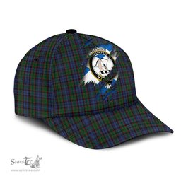 Scottish Fletcher Family Crest In Me Style Tartan Cap ScotsTee Shop - Tartan Plaid - scotstee.com