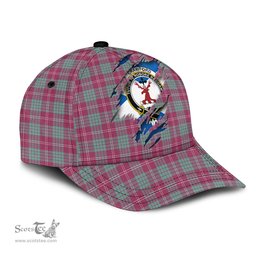 Scottish Crawford Ancient Family Crest In Me Style Tartan Cap ScotsTee Shop - Tartan Plaid - scotstee.com