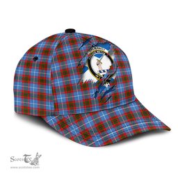 Scottish Dalmahoy Family Crest In Me Style Tartan Cap ScotsTee Shop - Tartan Plaid - scotstee.com
