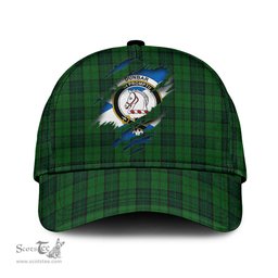 Scottish Dunbar Hunting Family Crest In Me Style Tartan Cap ScotsTee Shop - Tartan Plaid - scotstee.com