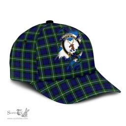Scottish Forbes Modern Family Crest In Me Style Tartan Cap ScotsTee Shop - Tartan Plaid - scotstee.com