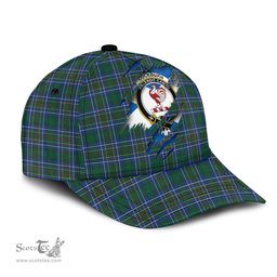 Scottish Cockburn Ancient Family Crest In Me Style Tartan Cap ScotsTee Shop - Tartan Plaid - scotstee.com