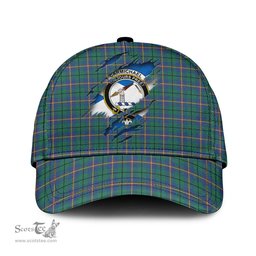 Scottish Carmichael Ancient Family Crest In Me Style Tartan Cap ScotsTee Shop - Tartan Plaid - scotstee.com