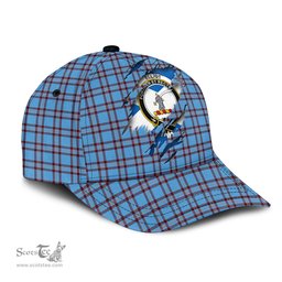 Scottish Elliot Ancient Family Crest In Me Style Tartan Cap ScotsTee Shop - Tartan Plaid - scotstee.com