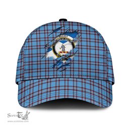 Scottish Elliot Ancient Family Crest In Me Style Tartan Cap ScotsTee Shop - Tartan Plaid - scotstee.com