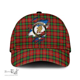 Scottish Fullerton Family Crest In Me Style Tartan Cap ScotsTee Shop - Tartan Plaid - scotstee.com