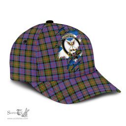 Scottish Carnegie Ancient Family Crest In Me Style Tartan Cap ScotsTee Shop - Tartan Plaid - scotstee.com