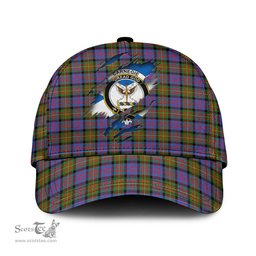 Scottish Carnegie Ancient Family Crest In Me Style Tartan Cap ScotsTee Shop - Tartan Plaid - scotstee.com