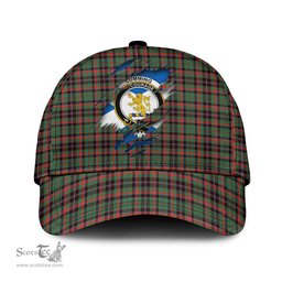 Scottish Cumming Hunting Ancient Family Crest In Me Style Tartan Cap ScotsTee Shop - Tartan Plaid - scotstee.com
