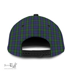 Scottish Dundas Family Crest In Me Style Tartan Cap ScotsTee Shop - Tartan Plaid - scotstee.com