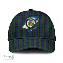 Scottish Dundas Family Crest In Me Style Tartan Cap ScotsTee Shop - Tartan Plaid - scotstee.com