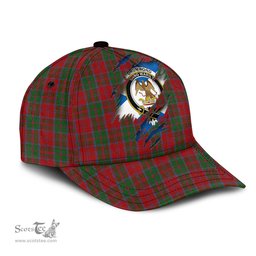 Scottish Drummond Family Crest In Me Style Tartan Cap ScotsTee Shop - Tartan Plaid - scotstee.com