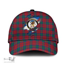 Scottish Fotheringham Modern Family Crest In Me Style Tartan Cap ScotsTee Shop - Tartan Plaid - scotstee.com