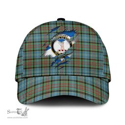 Scottish Cathcart Family Crest In Me Style Tartan Cap ScotsTee Shop - Tartan Plaid - scotstee.com
