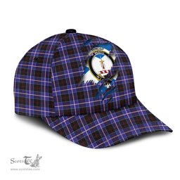 Scottish Dunlop Modern Family Crest In Me Style Tartan Cap ScotsTee Shop - Tartan Plaid - scotstee.com