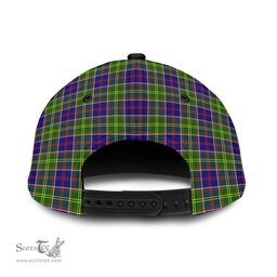 Scottish Dalrymple Family Crest In Me Style Tartan Cap ScotsTee Shop - Tartan Plaid - scotstee.com