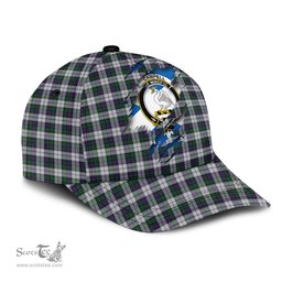 Scottish Campbell of Cawdor Dress Family Crest In Me Style Tartan Cap ScotsTee Shop - Tartan Plaid - scotstee.com