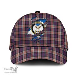 Scottish Carnegie Family Crest In Me Style Tartan Cap ScotsTee Shop - Tartan Plaid - scotstee.com