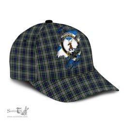 Scottish Davidson of Tulloch Dress Family Crest In Me Style Tartan Cap ScotsTee Shop - Tartan Plaid - scotstee.com