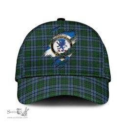 Scottish Forsyth Family Crest In Me Style Tartan Cap ScotsTee Shop - Tartan Plaid - scotstee.com