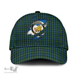 Scottish Campbell of Argyll #02 Family Crest In Me Style Tartan Cap ScotsTee Shop - Tartan Plaid - scotstee.com