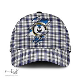 Scottish Hannay Modern Family Crest In Me Style Tartan Cap ScotsTee Shop - Tartan Plaid - scotstee.com