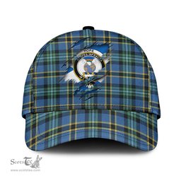 Scottish Hope Ancient Family Crest In Me Style Tartan Cap ScotsTee Shop - Tartan Plaid - scotstee.com