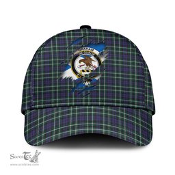 Scottish Graham of Montrose Modern Family Crest In Me Style Tartan Cap ScotsTee Shop - Tartan Plaid - scotstee.com