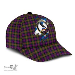 Scottish MacDonell of Glengarry Modern Family Crest In Me Style Tartan Cap ScotsTee Shop - Tartan Plaid - scotstee.com