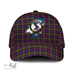 Scottish MacDonell of Glengarry Modern Family Crest In Me Style Tartan Cap ScotsTee Shop - Tartan Plaid - scotstee.com