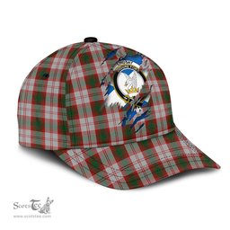 Scottish Lindsay Dress Red Family Crest In Me Style Tartan Cap ScotsTee Shop - Tartan Plaid - scotstee.com