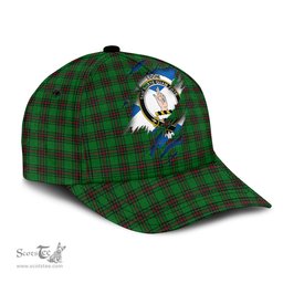 Scottish Logie Family Crest In Me Style Tartan Cap ScotsTee Shop - Tartan Plaid - scotstee.com