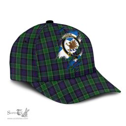 Scottish Leslie Hunting Family Crest In Me Style Tartan Cap ScotsTee Shop - Tartan Plaid - scotstee.com