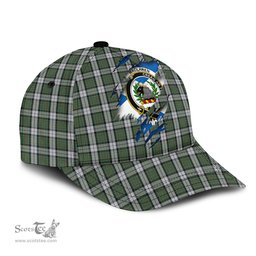 Scottish MacLaren Dress Family Crest In Me Style Tartan Cap ScotsTee Shop - Tartan Plaid - scotstee.com