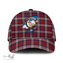 Scottish MacDonald Dress Irish Family Crest In Me Style Tartan Cap ScotsTee Shop - Tartan Plaid - scotstee.com