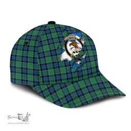 Scottish Graham of Menteith Ancient Family Crest In Me Style Tartan Cap ScotsTee Shop - Tartan Plaid - scotstee.com