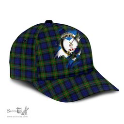 Scottish Jamieson Family Crest In Me Style Tartan Cap ScotsTee Shop - Tartan Plaid - scotstee.com